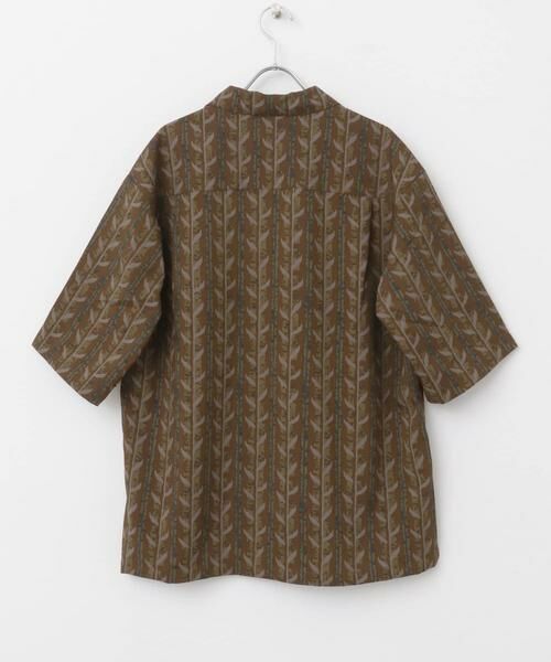 URBAN RESEARCH ITEMS / アーバンリサーチ アイテムズ シャツ・ブラウス | リーフプリントオープンカラー半袖シャツ | 詳細14