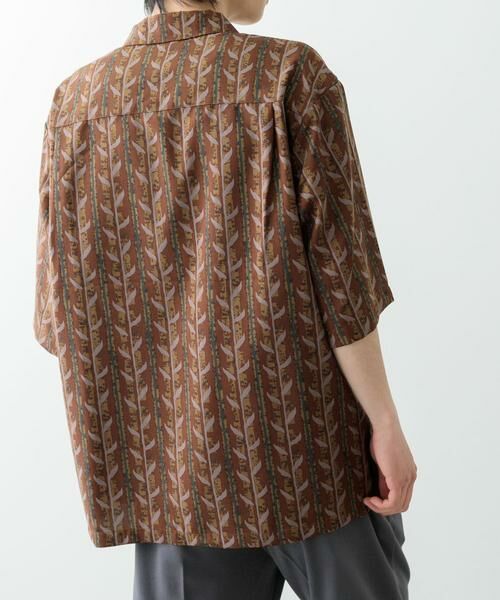 URBAN RESEARCH ITEMS / アーバンリサーチ アイテムズ シャツ・ブラウス | リーフプリントオープンカラー半袖シャツ | 詳細8