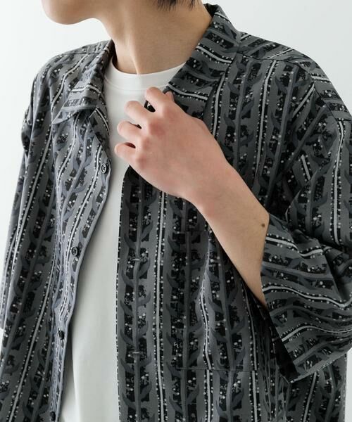 URBAN RESEARCH ITEMS / アーバンリサーチ アイテムズ シャツ・ブラウス | リーフプリントオープンカラー半袖シャツ | 詳細17