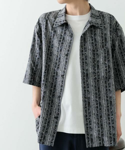 URBAN RESEARCH ITEMS / アーバンリサーチ アイテムズ シャツ・ブラウス | リーフプリントオープンカラー半袖シャツ | 詳細18