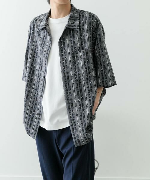 URBAN RESEARCH ITEMS / アーバンリサーチ アイテムズ シャツ・ブラウス | リーフプリントオープンカラー半袖シャツ | 詳細19