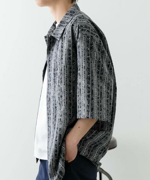 URBAN RESEARCH ITEMS / アーバンリサーチ アイテムズ シャツ・ブラウス | リーフプリントオープンカラー半袖シャツ | 詳細20