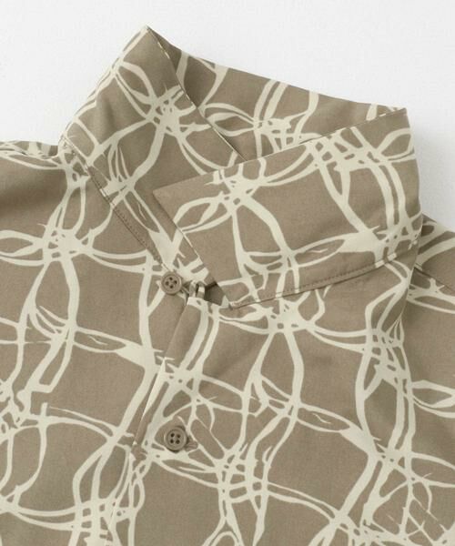 URBAN RESEARCH ITEMS / アーバンリサーチ アイテムズ シャツ・ブラウス | ラインアートプリントオープンカラー半袖シャツ | 詳細25