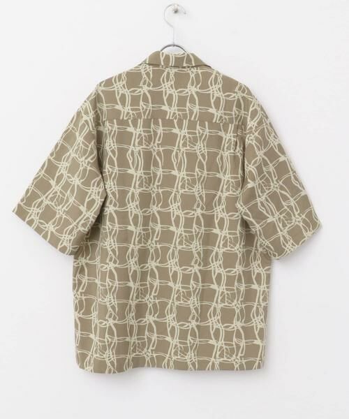 URBAN RESEARCH ITEMS / アーバンリサーチ アイテムズ シャツ・ブラウス | ラインアートプリントオープンカラー半袖シャツ | 詳細27