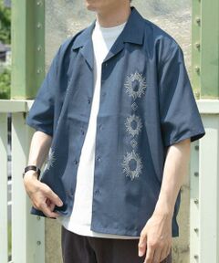 URBAN RESEARCH ITEMS / アーバンリサーチ アイテムズ シャツ・ブラウス | モチーフ刺繍ドライタッチ 半袖シャツ