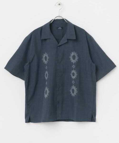 URBAN RESEARCH ITEMS / アーバンリサーチ アイテムズ シャツ・ブラウス | モチーフ刺繍ドライタッチ 半袖シャツ | 詳細10