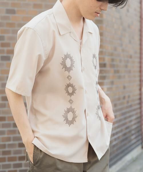 URBAN RESEARCH ITEMS / アーバンリサーチ アイテムズ シャツ・ブラウス | モチーフ刺繍ドライタッチ 半袖シャツ | 詳細22