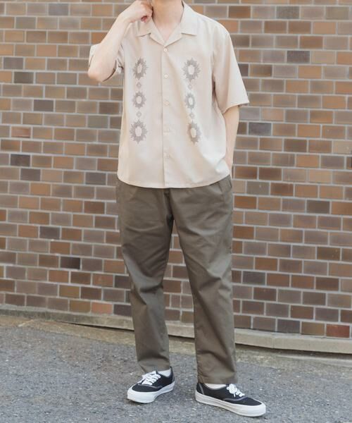 URBAN RESEARCH ITEMS / アーバンリサーチ アイテムズ シャツ・ブラウス | モチーフ刺繍ドライタッチ 半袖シャツ | 詳細23