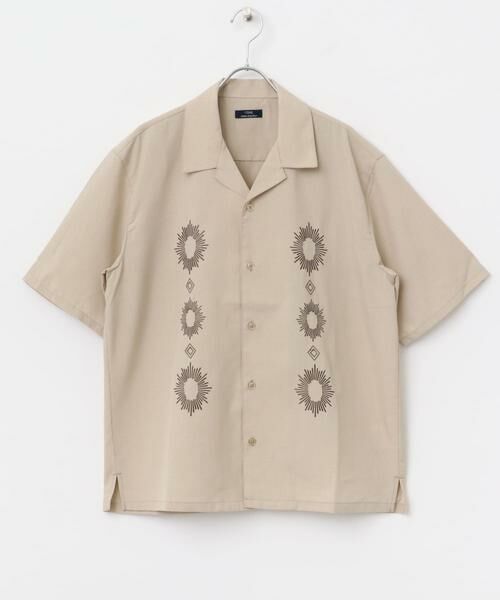 URBAN RESEARCH ITEMS / アーバンリサーチ アイテムズ シャツ・ブラウス | モチーフ刺繍ドライタッチ 半袖シャツ | 詳細24