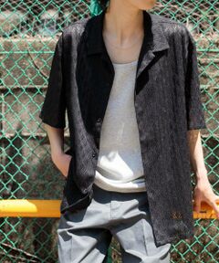 URBAN RESEARCH ITEMS / アーバンリサーチ アイテムズ シャツ・ブラウス | ジオメレースオープンカラー半袖シャツ