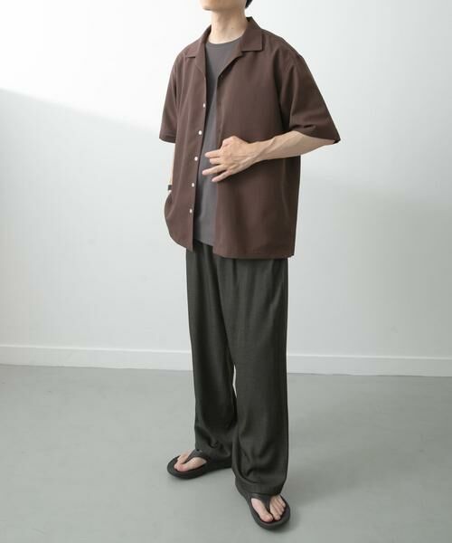 URBAN RESEARCH ITEMS / アーバンリサーチ アイテムズ シャツ・ブラウス | リネンタッチオープンカラーシアーシャツ | 詳細12