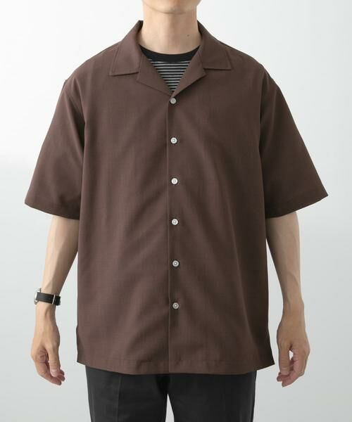 URBAN RESEARCH ITEMS / アーバンリサーチ アイテムズ シャツ・ブラウス | リネンタッチオープンカラーシアーシャツ | 詳細13