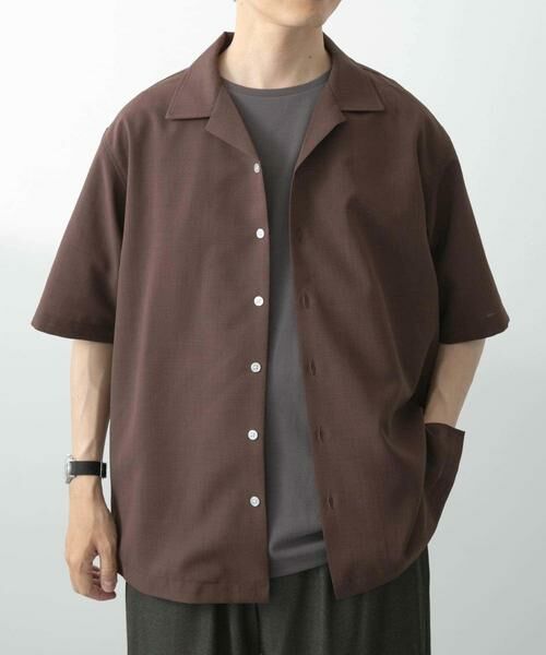 URBAN RESEARCH ITEMS / アーバンリサーチ アイテムズ シャツ・ブラウス | リネンタッチオープンカラーシアーシャツ | 詳細5
