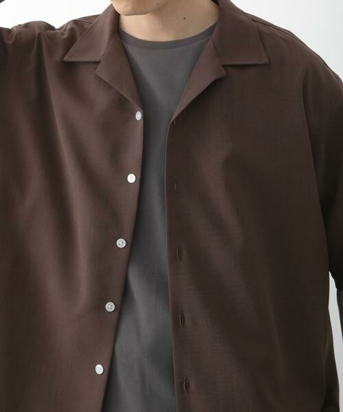URBAN RESEARCH ITEMS / アーバンリサーチ アイテムズ シャツ・ブラウス | リネンタッチオープンカラーシアーシャツ | 詳細6