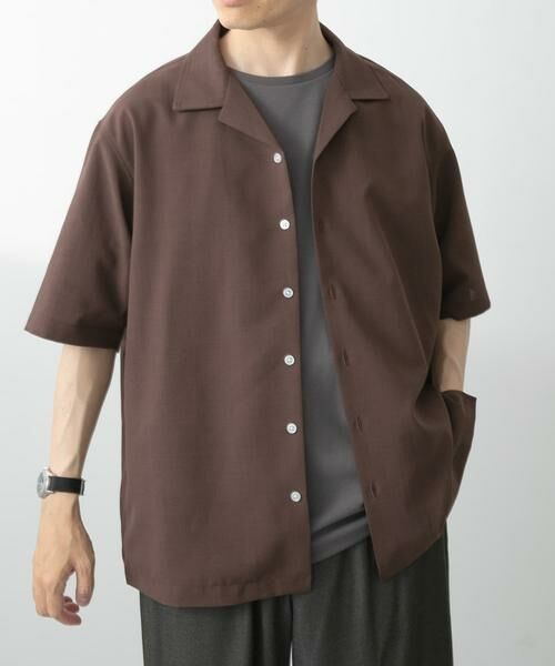 URBAN RESEARCH ITEMS / アーバンリサーチ アイテムズ シャツ・ブラウス | リネンタッチオープンカラーシアーシャツ | 詳細7