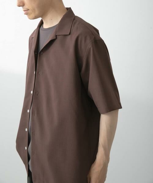 URBAN RESEARCH ITEMS / アーバンリサーチ アイテムズ シャツ・ブラウス | リネンタッチオープンカラーシアーシャツ | 詳細8
