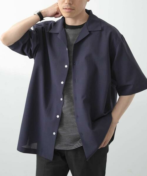 URBAN RESEARCH ITEMS / アーバンリサーチ アイテムズ シャツ・ブラウス | リネンタッチオープンカラーシアーシャツ | 詳細18