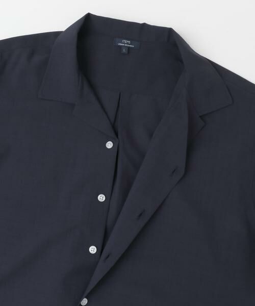 URBAN RESEARCH ITEMS / アーバンリサーチ アイテムズ シャツ・ブラウス | リネンタッチオープンカラーシアーシャツ | 詳細28