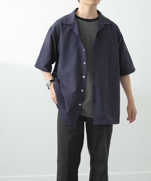 URBAN RESEARCH ITEMS / アーバンリサーチ アイテムズ シャツ・ブラウス | リネンタッチオープンカラーシアーシャツ | 詳細24