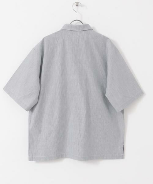 URBAN RESEARCH ITEMS / アーバンリサーチ アイテムズ シャツ・ブラウス | ストライプリングドットボタン半袖シャツ | 詳細22