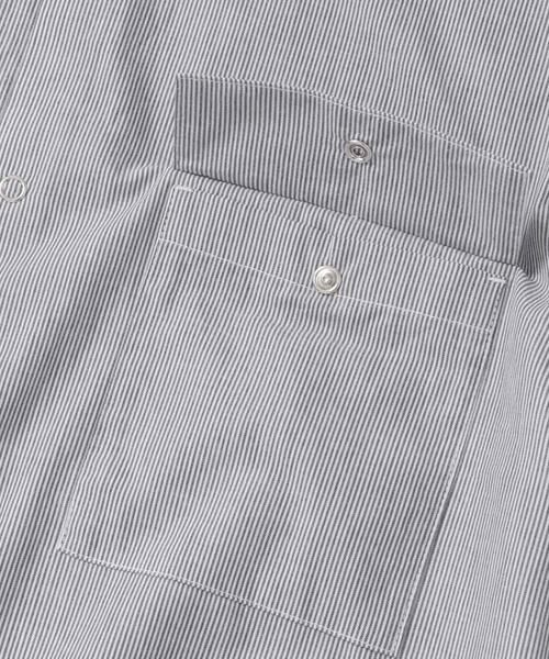URBAN RESEARCH ITEMS / アーバンリサーチ アイテムズ シャツ・ブラウス | ストライプリングドットボタン半袖シャツ | 詳細21
