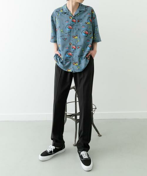 URBAN RESEARCH ITEMS / アーバンリサーチ アイテムズ シャツ・ブラウス | アロハプリントオープンカラー半袖シャツ | 詳細21