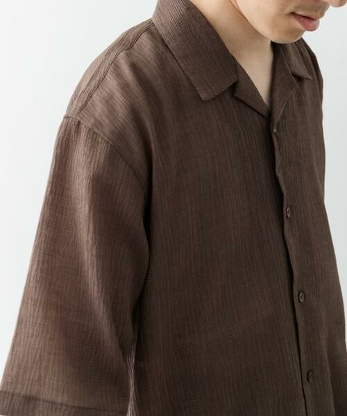 URBAN RESEARCH ITEMS / アーバンリサーチ アイテムズ シャツ・ブラウス | クレープオープンカラーシャツ+パンツSET | 詳細11