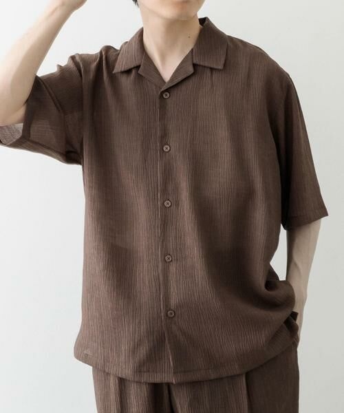 URBAN RESEARCH ITEMS / アーバンリサーチ アイテムズ シャツ・ブラウス | クレープオープンカラーシャツ+パンツSET | 詳細13