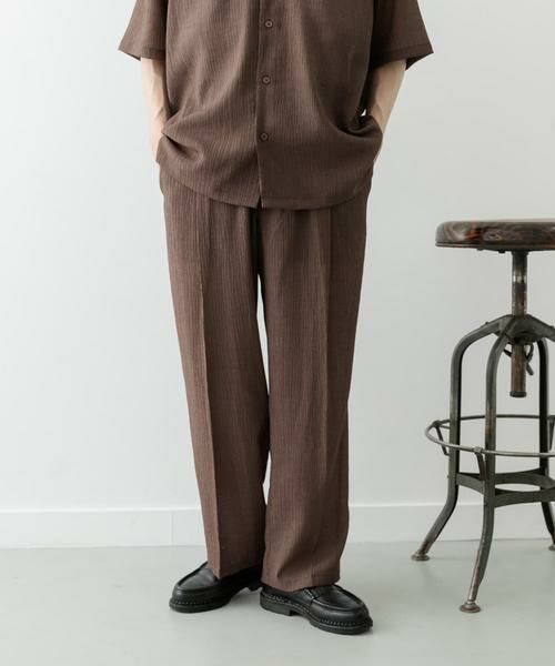 URBAN RESEARCH ITEMS / アーバンリサーチ アイテムズ シャツ・ブラウス | クレープオープンカラーシャツ+パンツSET | 詳細17