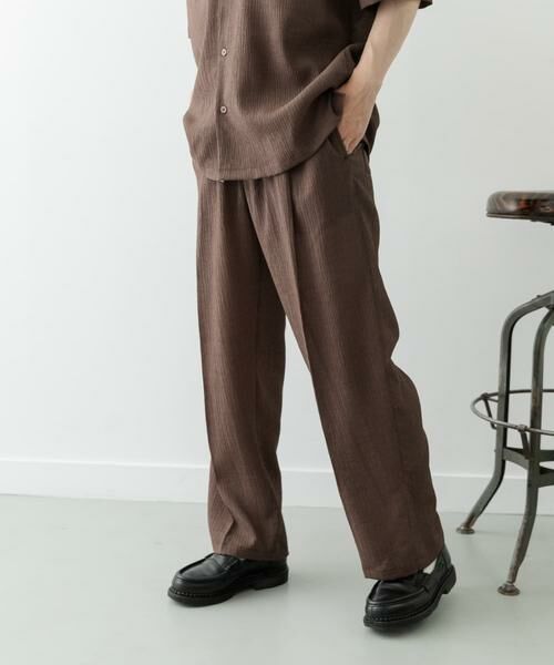 URBAN RESEARCH ITEMS / アーバンリサーチ アイテムズ シャツ・ブラウス | クレープオープンカラーシャツ+パンツSET | 詳細18