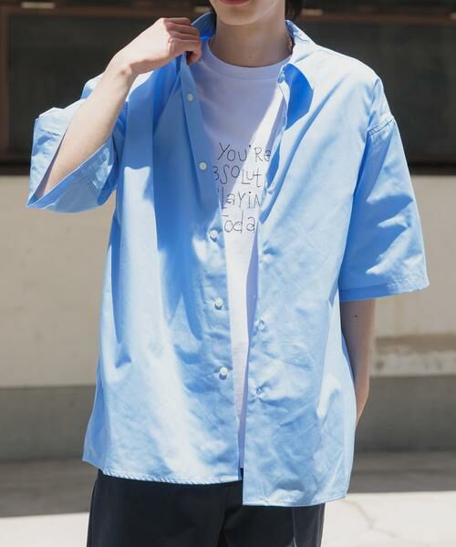 URBAN RESEARCH ITEMS / アーバンリサーチ アイテムズ シャツ・ブラウス | 抗菌防臭ブロードショートスリーブシャツ | 詳細13