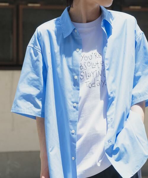 URBAN RESEARCH ITEMS / アーバンリサーチ アイテムズ シャツ・ブラウス | 抗菌防臭ブロードショートスリーブシャツ | 詳細14