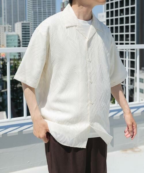 URBAN RESEARCH ITEMS / アーバンリサーチ アイテムズ シャツ・ブラウス | ウェーブカッティングオープンカラーシアーシャツ | 詳細10