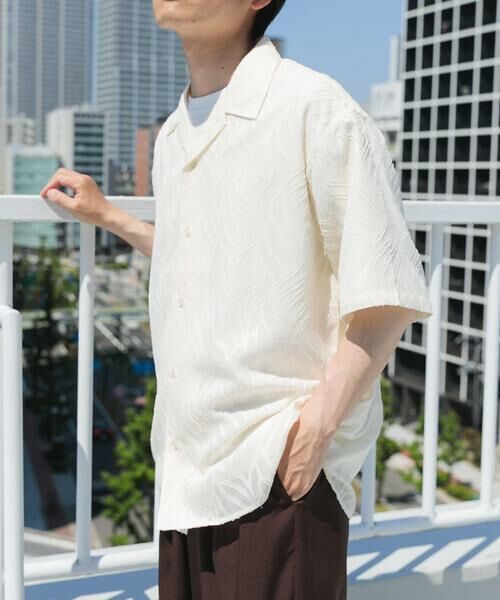 URBAN RESEARCH ITEMS / アーバンリサーチ アイテムズ シャツ・ブラウス | ウェーブカッティングオープンカラーシアーシャツ | 詳細11