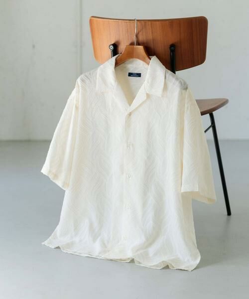 URBAN RESEARCH ITEMS / アーバンリサーチ アイテムズ シャツ・ブラウス | ウェーブカッティングオープンカラーシアーシャツ | 詳細13