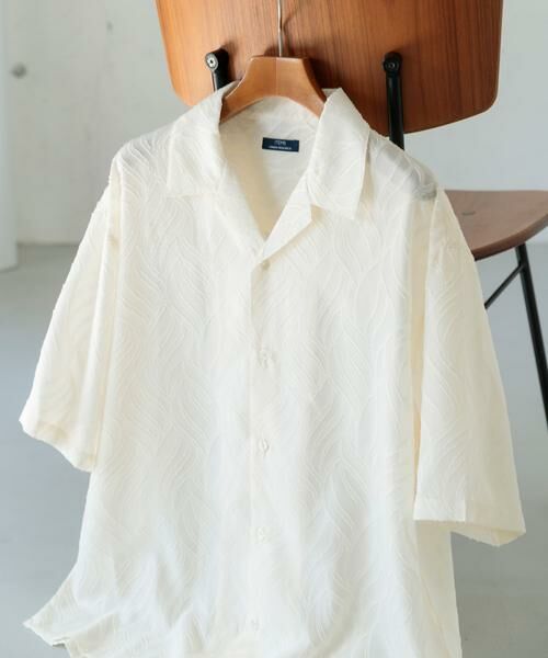 URBAN RESEARCH ITEMS / アーバンリサーチ アイテムズ シャツ・ブラウス | ウェーブカッティングオープンカラーシアーシャツ | 詳細14