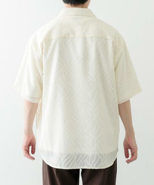 URBAN RESEARCH ITEMS / アーバンリサーチ アイテムズ シャツ・ブラウス | ウェーブカッティングオープンカラーシアーシャツ | 詳細17