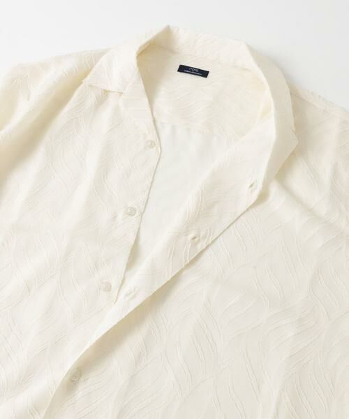URBAN RESEARCH ITEMS / アーバンリサーチ アイテムズ シャツ・ブラウス | ウェーブカッティングオープンカラーシアーシャツ | 詳細19