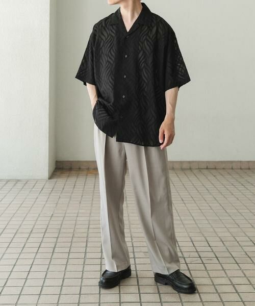 URBAN RESEARCH ITEMS / アーバンリサーチ アイテムズ シャツ・ブラウス | ウェーブカッティングオープンカラーシアーシャツ | 詳細26