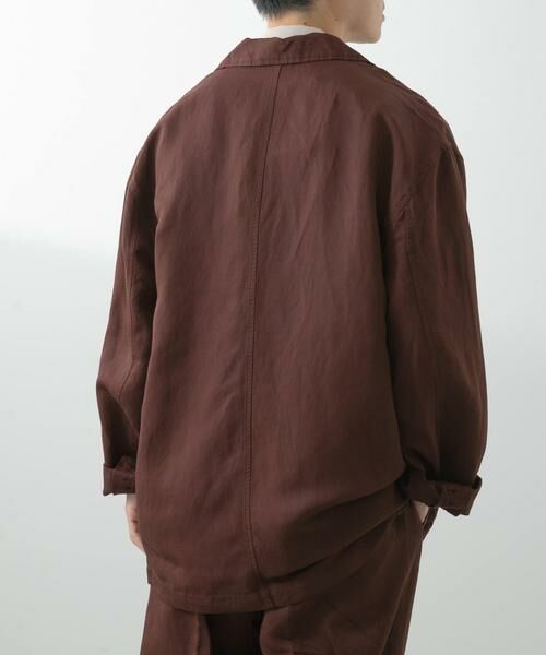 URBAN RESEARCH ITEMS / アーバンリサーチ アイテムズ その他アウター | Linen Blend Tailored Shirts Jacket | 詳細11