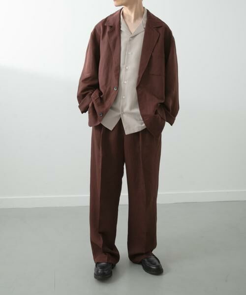 URBAN RESEARCH ITEMS / アーバンリサーチ アイテムズ その他アウター | Linen Blend Tailored Shirts Jacket | 詳細12