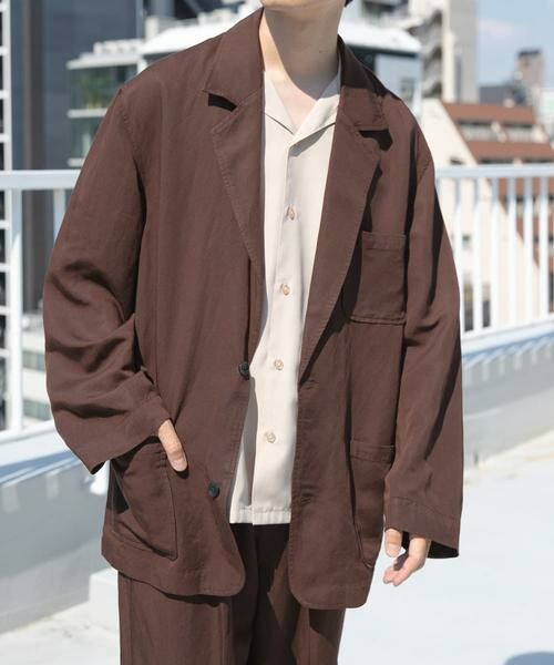 URBAN RESEARCH ITEMS / アーバンリサーチ アイテムズ その他アウター | Linen Blend Tailored Shirts Jacket | 詳細4