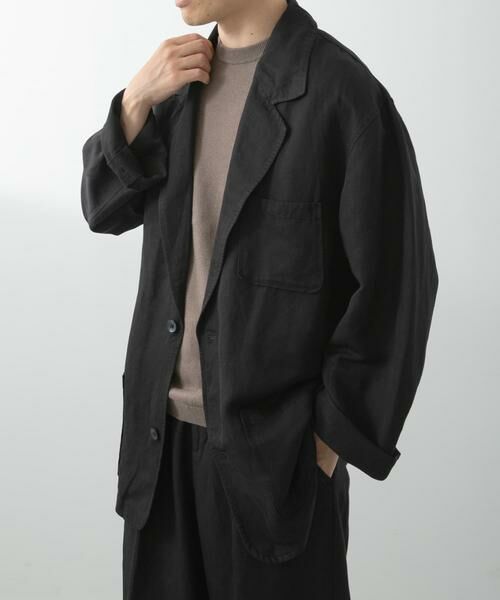 URBAN RESEARCH ITEMS / アーバンリサーチ アイテムズ その他アウター | Linen Blend Tailored Shirts Jacket | 詳細25
