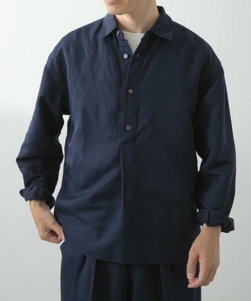 URBAN RESEARCH ITEMS / アーバンリサーチ アイテムズ シャツ・ブラウス | Linen Blend Pullover Shirts | 詳細5
