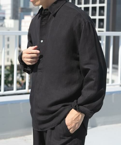 URBAN RESEARCH ITEMS / アーバンリサーチ アイテムズ シャツ・ブラウス | Linen Blend Pullover Shirts | 詳細24