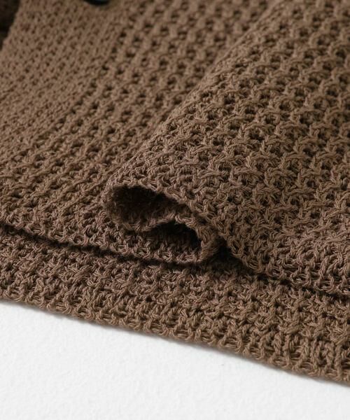 URBAN RESEARCH ITEMS / アーバンリサーチ アイテムズ シャツ・ブラウス | 透かし編みニットレギュラーカラーシャツ | 詳細12