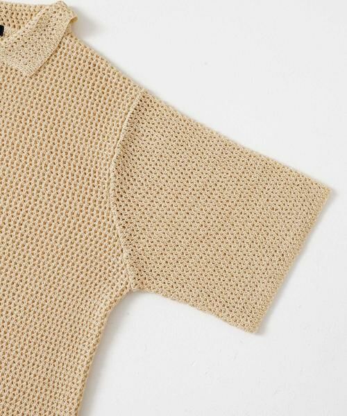 URBAN RESEARCH ITEMS / アーバンリサーチ アイテムズ シャツ・ブラウス | 透かし編みニットレギュラーカラーシャツ | 詳細23