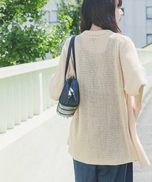 URBAN RESEARCH ITEMS / アーバンリサーチ アイテムズ シャツ・ブラウス | 透かし編みニットレギュラーカラーシャツ | 詳細21