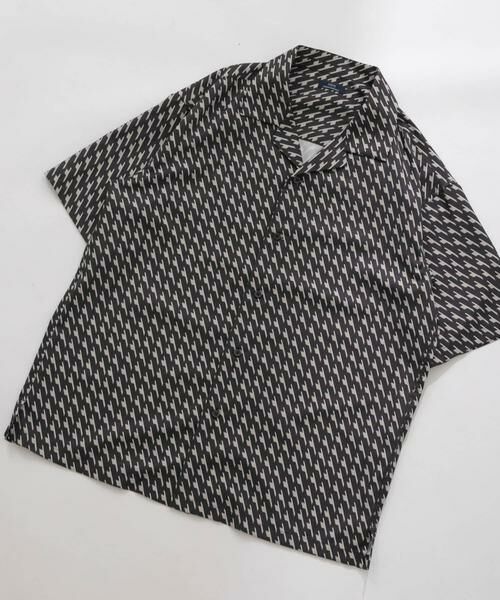 URBAN RESEARCH ITEMS / アーバンリサーチ アイテムズ シャツ・ブラウス | ジオメトリックプリントオープンカラーシャツA | 詳細11