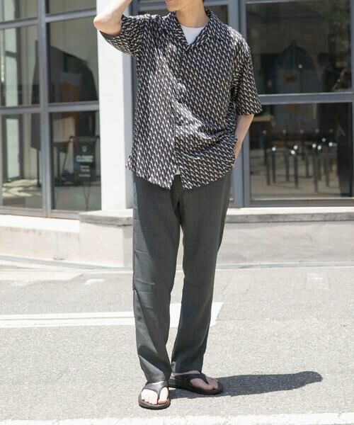 URBAN RESEARCH ITEMS / アーバンリサーチ アイテムズ シャツ・ブラウス | ジオメトリックプリントオープンカラーシャツA | 詳細3